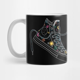 Capricorn high tops - Pastel &amp; black Mug